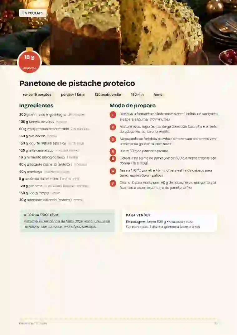 Página de Panetone Trincado