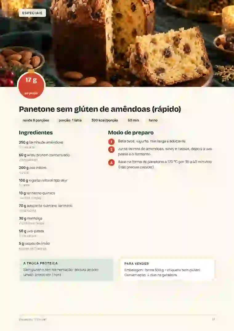 Página de Panetone Trincado