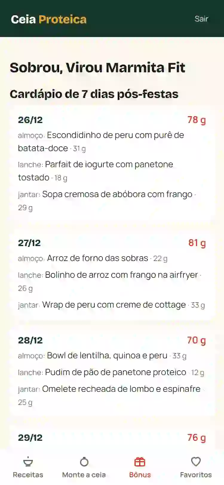 App: Sobrou, Virou Marmita